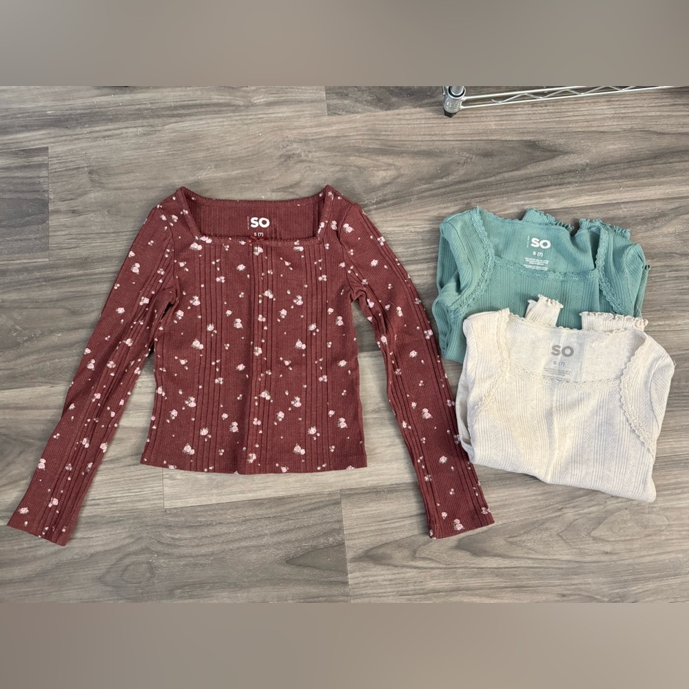 SO Girl’s Long Sleeve Tops